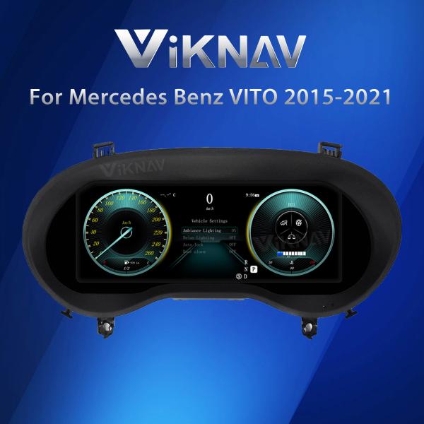 Cheap VIKNAV Digital Cluster Car SpeedoMeter For Mercedes Benz VITO 2015-2021 for sale
