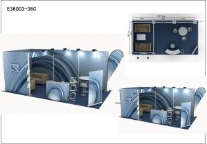 10 X 20 Exhibit Booth Displays , Modular Aluminum Pop Up Display Booth
