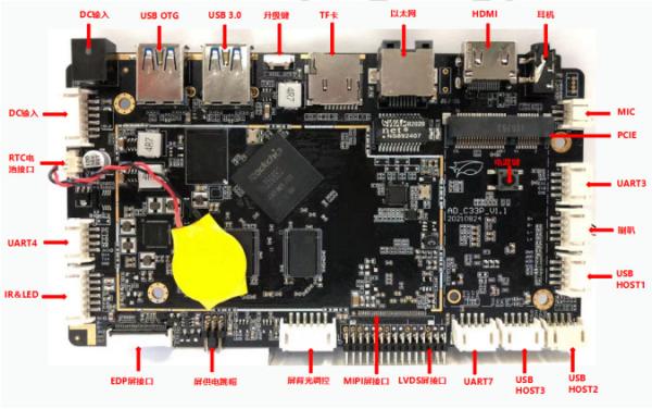 Android 11 Embedded ARM Board Mini PCIE UART Resolution 1920x1080P RK3568 From