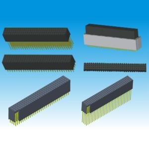 Best Straight Y Type Pcb Header Connector H 9.3 Four Row For Print Circuit Board wholesale