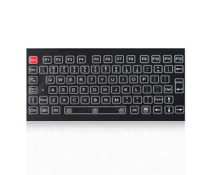 Best Compact Format Industrial Membrane Keyboard With Metal Dome Key Switch Technology wholesale