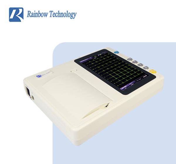 Cheap Portable Type 7 Inch Medical ECG Machine With Interpretation For Ward for sale
