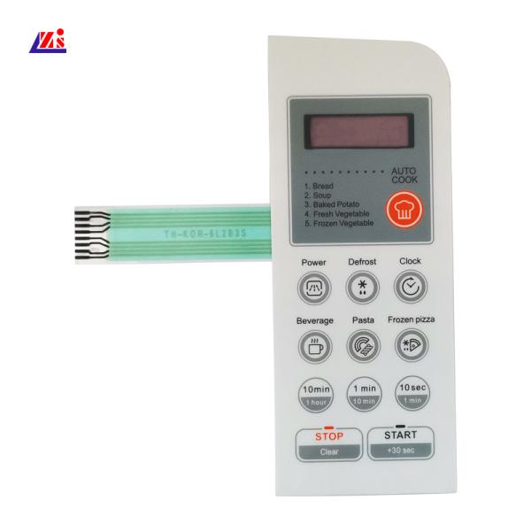 Cheap LCD Clear Window Push Button Metal Dome Membrane Switch for sale