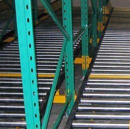 Cheap Q235B Logistic Flow Through Pallet Racking Easy Intall for sale