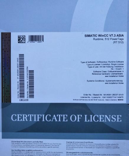 Cheap 6AV6381-2BH07-4AX0 Industrial Automation Products  WinCC System Software for sale