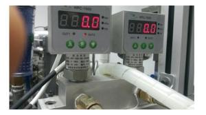 HPC-1000 0-250℃ cooling fin Two Relays output signal  Digital Pressure Controller and switch