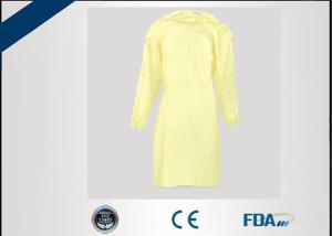 Best Soft Disposable Isolation Gown For Particle / Alcohol / Blood Preventing wholesale