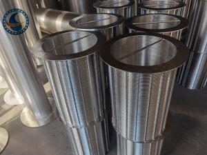China Bucket Type Stainless Steel 316l Grade Wedge Wire Filter Element OD 200mm on sale