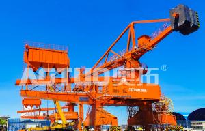 Best Standard Track Efficient Spiral Reclaimer Unloader Mobile Environmentally Friendly 800t/H wholesale