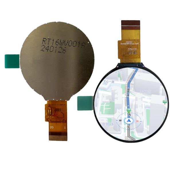 Cheap Transmissive Circular TFT Display Round LCD Screen 1.6 Inch 360cd/M2 for sale