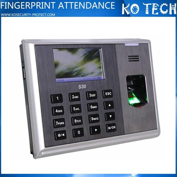 Cheap S30 Fingerprint Time Attendance Touch Keypad Attendance Machine for sale