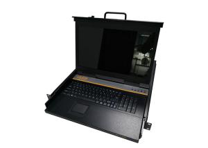 China High Performance LCD KVM Switch , 16 Ports CAT5 Rackmount LCD Drawer on sale