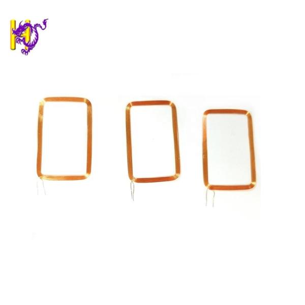 Cheap Self-Bonded Square Air Core Copper Induction Coil Inductor for sale