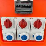 Syntax MK2N Three Phase 5P 32A Portable Distribution Box PE Material Fitted With
