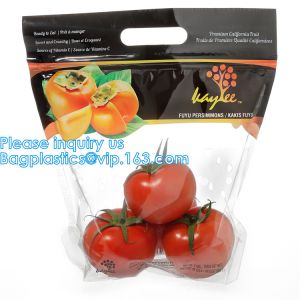 Best Fruit Grape Cherry Vegetable Packing Protection Bag, Handle Standing Resealable Zipper Fresh lock, sealing wholesale