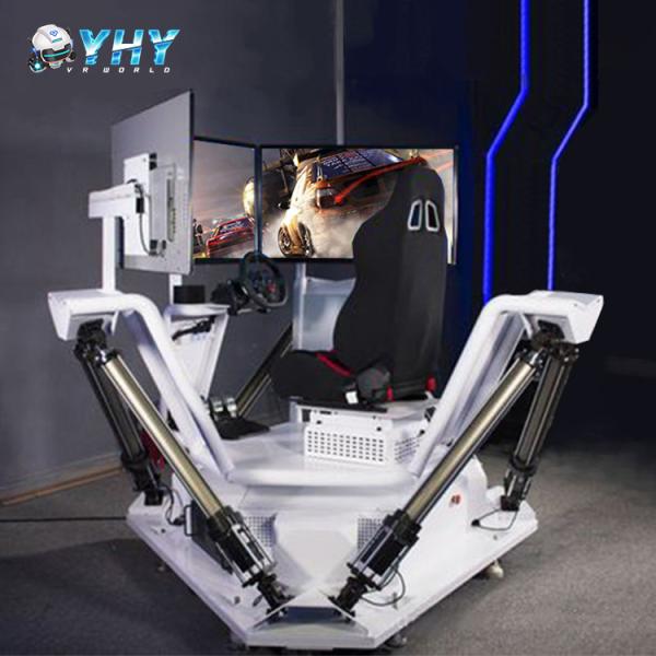 Cheap 9D F1 Virtual Reality Racing Simulator VR 6 DOF 3 Screen Motion Ride for sale