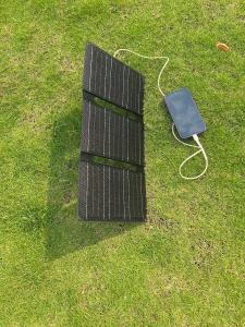 Best Compact 3-Foldable Solar Charger With Customized Waterproof Polyester Bag wholesale