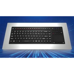 Rugged Panelmount Usb Industrial Computer Keyboard With Touchpad