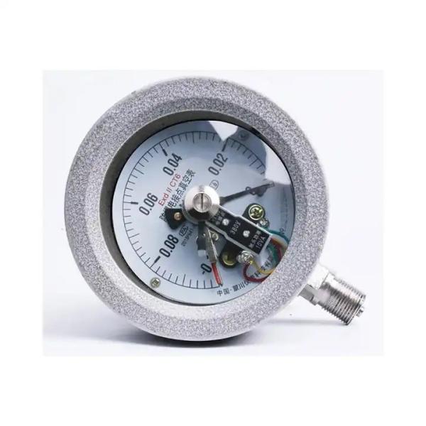 Cheap YTX-100B Electric Contact Pressure Gauge Explosion Proof  With 1.6MPa Switch Signal for sale