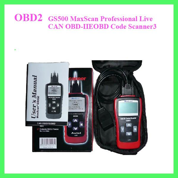 Cheap GS500 MaxScan Professional Live CAN OBD-IIEOBD Code Scanner3 for sale