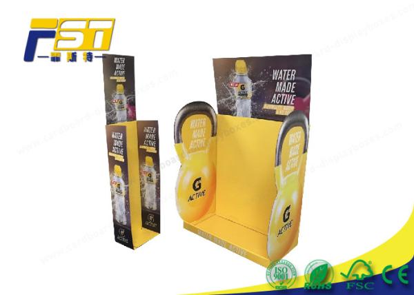 Cheap Custom Color Printed Recycled Paper Cardboard Dump Displays Store Promotion Applied for sale