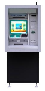 China Simp Easy Design Kiosk Atm Machine Anti - Vandal 15 Inch Touch Monitor on sale
