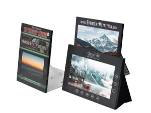 Best 7&quot; lcd monitor loop video pop pos counter display with stand displaying video POS display wholesale