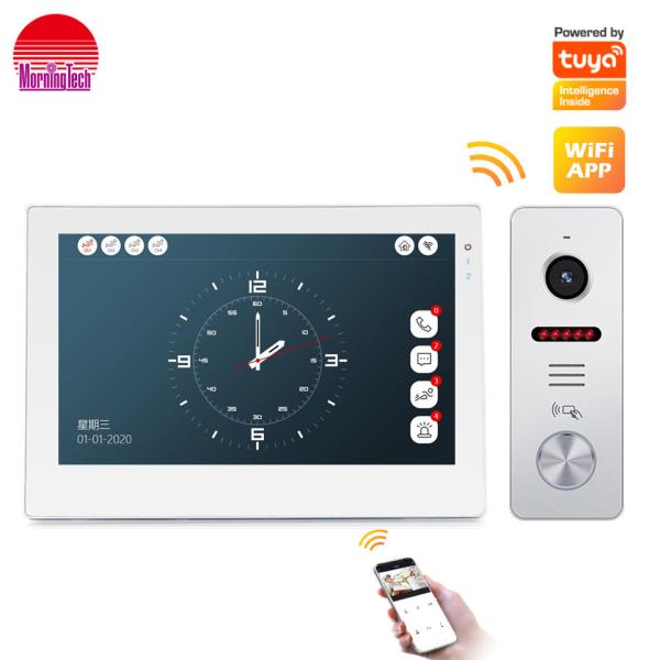 Cheap Tuya WiFi AHD1080P front door  Intercom Video Interphone System with Unique Interface for sale