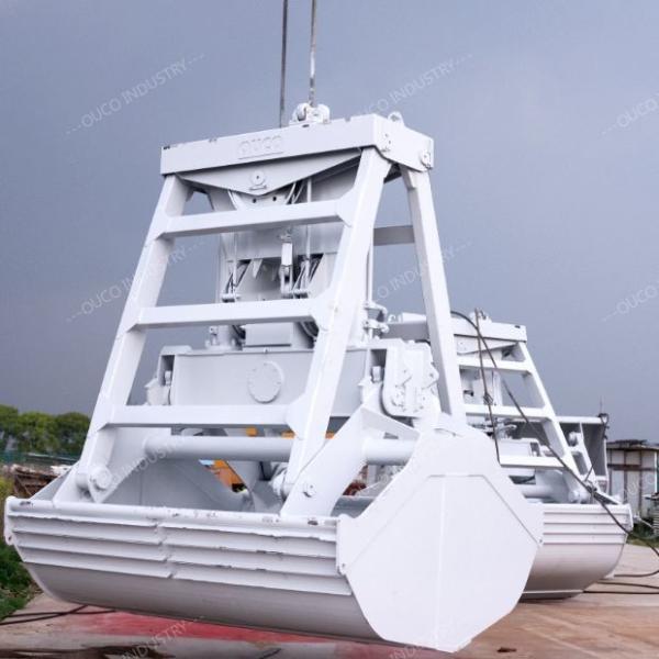 Cheap 13CBM Hydraulic Wireless Remote Control Vessel Grabs Clamshell for sale
