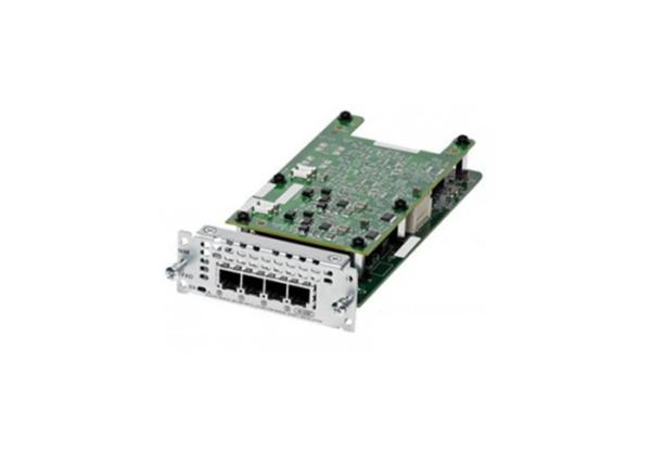Cheap 4 Port CISCO Network Module - FXO NIM-4FXO For CISCO 4300 Router Energy Efficient for sale