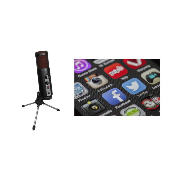 Cheap FCC 98db SNR USB Condenser Microphone For Skype for sale