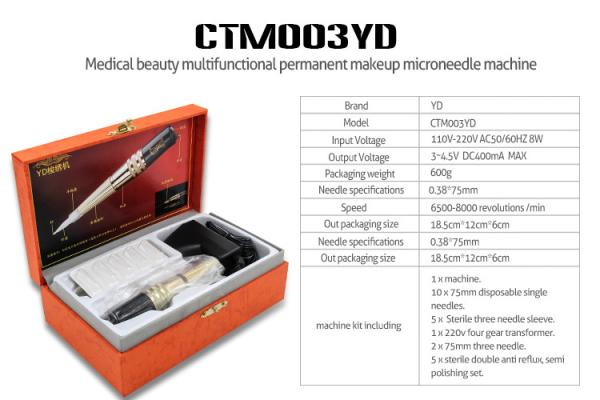 Cheap Low Noise Permanent Makeup Machine Kit , Permanent Makeup Digital Machine for sale