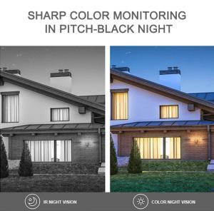China Floodlight Solar Powered WiFi Security Camera With 120° Viewing Angle 1.65 Kg on sale