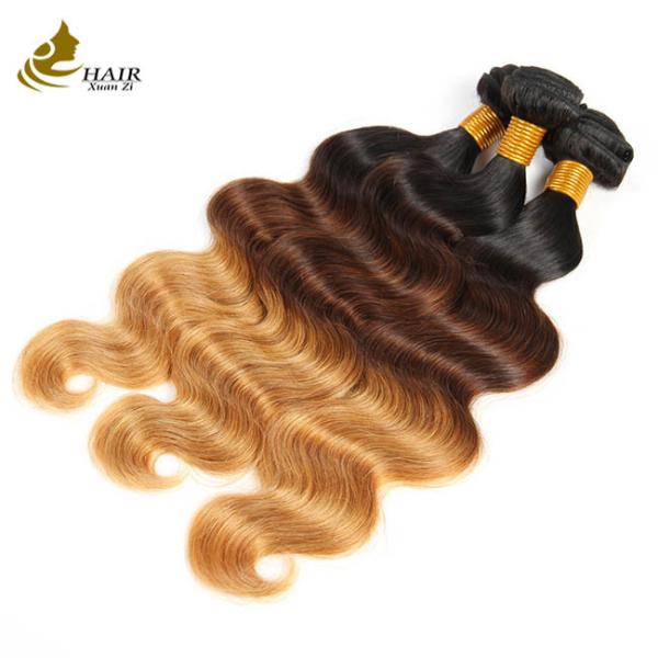 Cheap 1B 4 27 Curly Ombre Virgin Hair Body Wave Extensions With Closure for sale