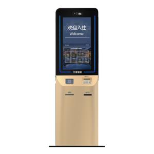 Self Service Kiosk For Hotel Check In/Out OR Restaurant Food Order Convenient Machine