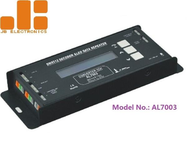 Cheap Single Channel LED Strip Repeater , DC24V Multi Functional DMX Decoder for sale