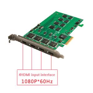 HD MIx4 Video Capture Card for PCIe with HTTP/RTMP/RTSP Video Output and Streaming