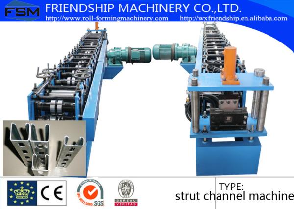 Cheap Solar Struct Channel Roll Forming Machine With 15 Roll Stations for sale