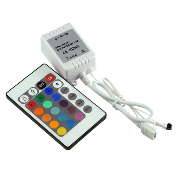 Cheap 24 Key Infrared LED Strip Light Controller Dimmer RGB for sale