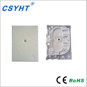 China IP54 Indoor Fiber Wall Mount Splitter Terminal Box 2 Port SC UPC Simplex Easy Operation on sale