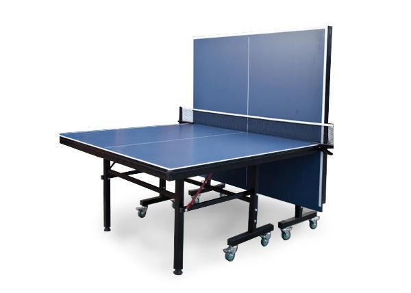 Cheap Single Folding Indoor Table Tennis Table Easy Install MDF Material With Post / Net for sale
