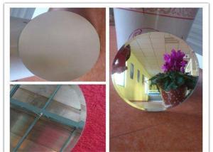 China Safety Grey Tinted Mirror Glass , Size Customized Mirror Float Glass For Decorative on sale