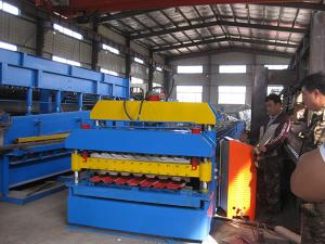 China Double layer roof sheet forming machine  Metal roof machine Roll forming machine on sale