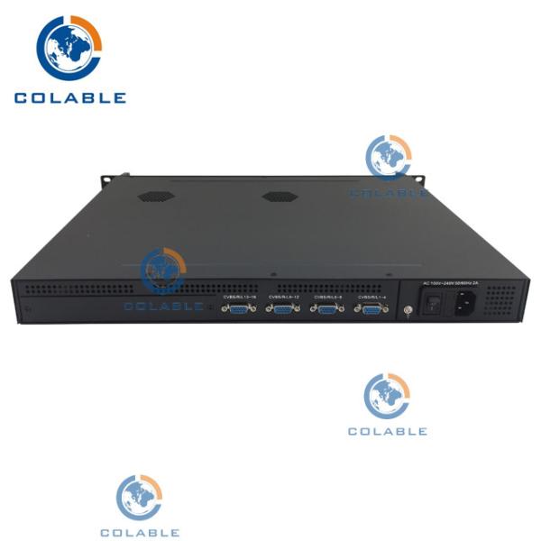 Cheap MPEG -4 AVC H.264 16 Channel Analog AV To IP Converter SD Encoder COL5116A for sale