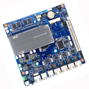 China 4 Lan Mini Itx Firewall Motherboard Atom D2700 N2600 N2800 CPU Pfsense Router on sale