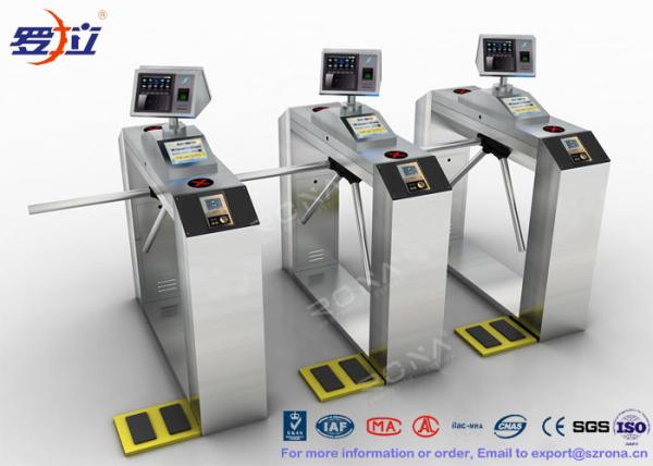 Cheap TCP / IP Door Security Access Control Turnstiles RFID Automatic Tripod Turnstile Gate for sale