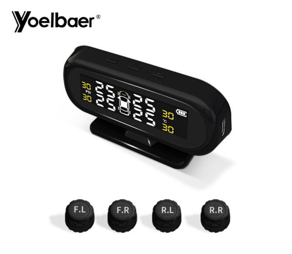 Cheap Infineon Chip Auto Tire Pressure Sensor Car Tpms External With LCD Color Display for sale