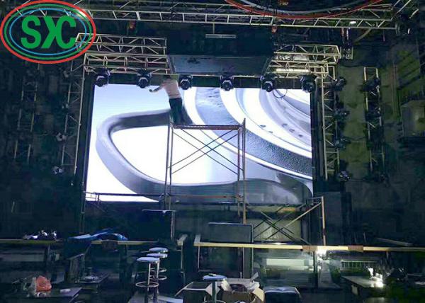 Cheap High Definition Indoor LED Display Board P4 Energy Saving Hanging LED Display For Location Shooting for sale