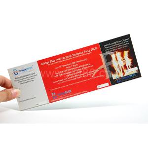 China Print thermal paper ticket in sheet /roll form, thermal paper movie tickets printing , thermal paper rolls tickets on sale