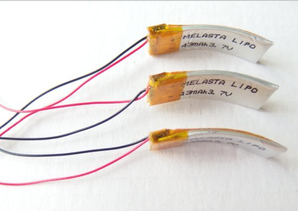 Cheap Curved Lithium Polymer Battery 3.7V with Soft Pack for sale